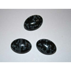 Cabochon Obsidienne ovale 18mm. La pièce