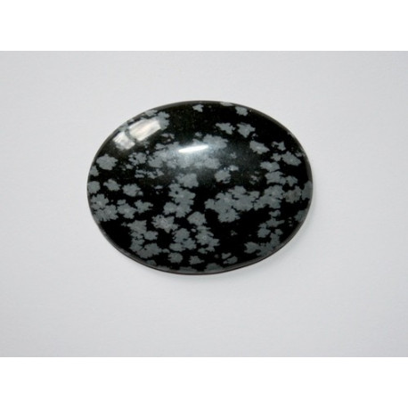 Cabochon Obsidienne ovale 18mm. La pièce