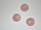 Cabochon Quartz rose rond. La pièce