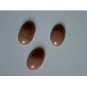 Cabochon Rhodonite ovale 14mm. La pièce
