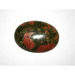 Cabochon Unakite ovale 30mm. La pièce