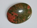 Cabochon Unakite ovale 40mm. La pièce