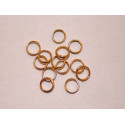 Anneau spirale doré 6mm. La pièce