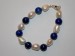 Bracelet Lapis Lazuli et Nacre. Pièce unique