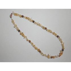 Collier Améthyste et Citrine. Pièce unique