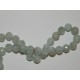 Perle Aigue marine ronde 4mm. Le lot de 5 perles