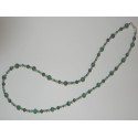 Collier Malachite long. Pièce unique