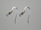 Monture boucles d'oreilles argent 925. La paire
