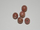 Perle Rhodonite ronde. La perle