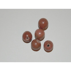 Perle Rhodonite ronde 8mm. La perle