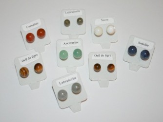 Boucles d'oreilles puces