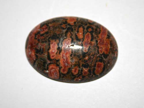 Cabochon Jaspe ovale 30mm. Pi�ce unique