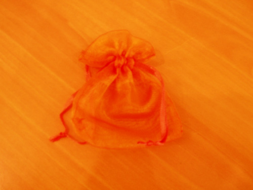 Sachet voile Orange La pi�ce