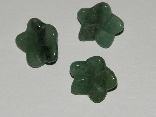 Perle Aventurine Fleur 15 mm La pi�ce